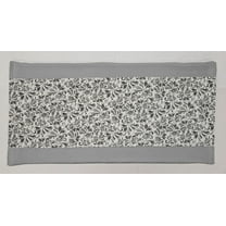 Paisley Terrycloth Bathmat by Penny's Needful Things (Terrycloth Color: Gray) (Black & Gray)