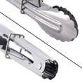 thumbnail image 3 of LAICAIW Mini Stainless Steel Serving Tongs Small Tongs for Serving Food Cooking Salad Grilling (7-Inch 3 Pieces), 3 of 5