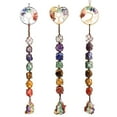 thumbnail image 1 of Adorno colgante iStone de cristal con forma de árbol de la vida de 7 chakras, 1 of 8