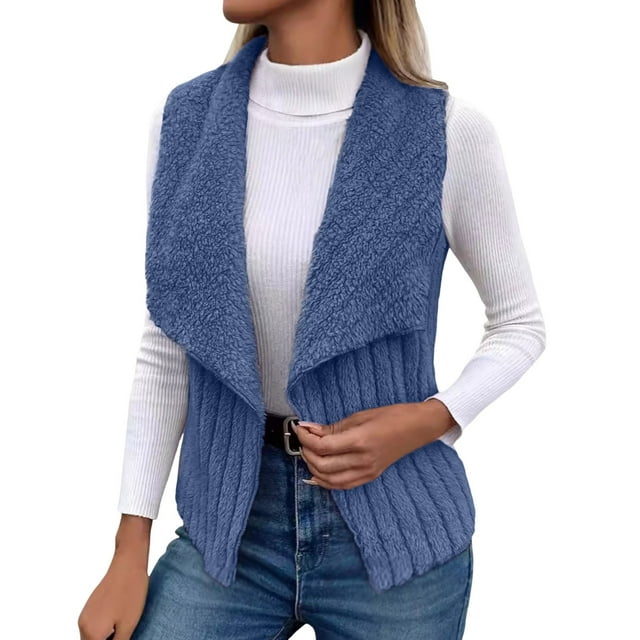 2024 Cardigan Décontracté pour Femmes d'Automne et d'Hiver à Manches Longues, Couleur Unie, avec Boutons avant et Poches