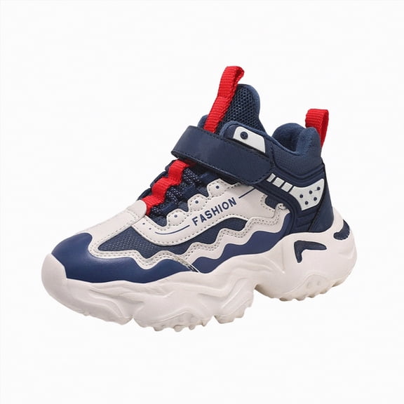 Rotm Boys Running Shoes Waterproof Non-Slip Breathable Low-Top Outdoor Hiking Walking Sneakers (Little/Big Kids)