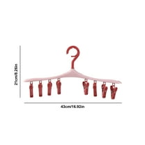 Tainini Hanging Clips Hook Clothes , Hanger Clips Towel Clips ,Clothespins Clip Hangers for Pants Hats Socks Gloves