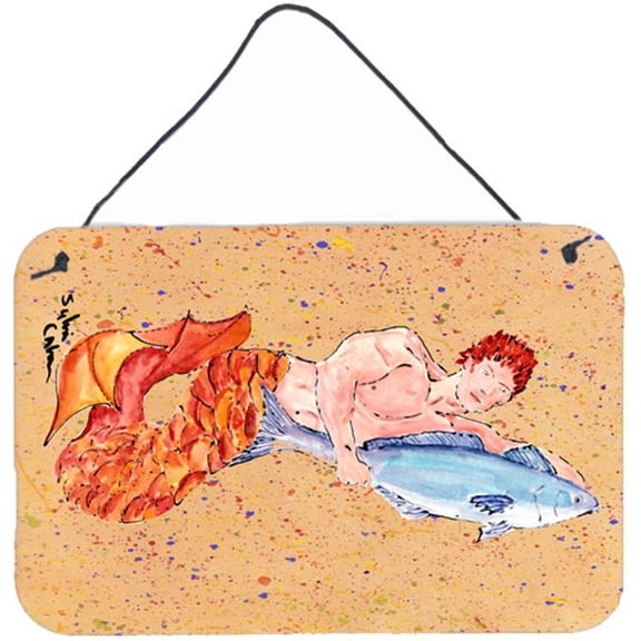 8 x 12 in. Merman Indoor Or Aluminium Metal Wall Or Door Hanging Prints