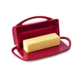 thumbnail image 1 of Butter Dish Better Dish con tapa abatible sin esparcidor (rojo), 1 of 3