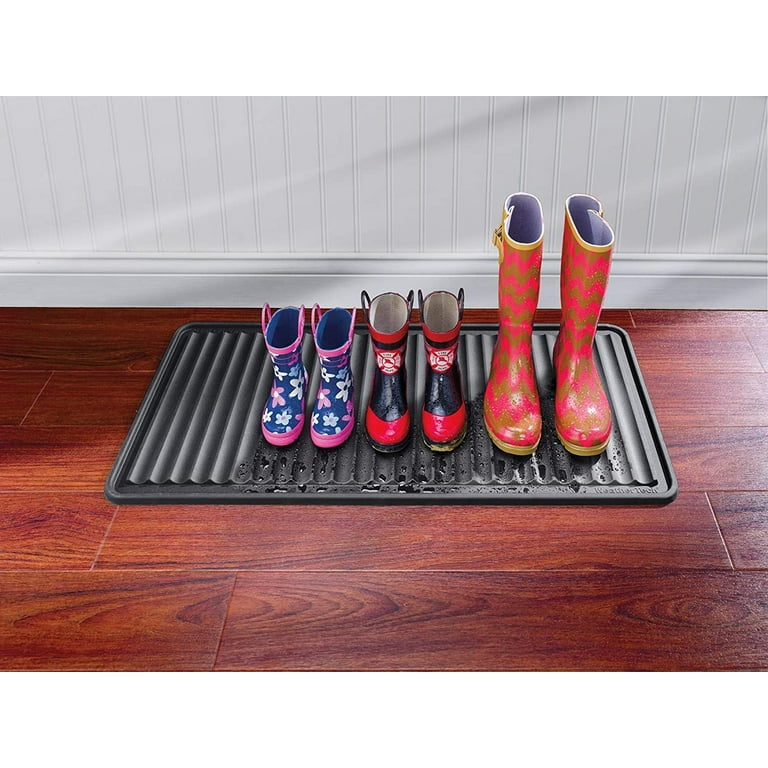 WeatherTech Boots and Shoes Rubber Floor Mat Tray 16 x 36 Black