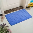 thumbnail image 2 of Fdelink Carpet Memory Foam Bath Mat Bathroom Rugs Toilet Soft Non Slip Mat Bathroom Bedroom Floor Shower Rug Decor Comfortable Water Absorbent Machine Washable Easier to Dry Floor Rug Mats Carpet, 2 of 4