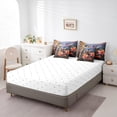 thumbnail image 4 of YST Bird Comforter Set Bed in a Bag, 3D Sparrow Theme, Queen Size, 7 Count, 4 of 5