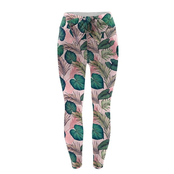 IROINNID Women's Pants Skinny Print High Waist Stretch Fitness Yoga Pants Sport Trousers Legging
