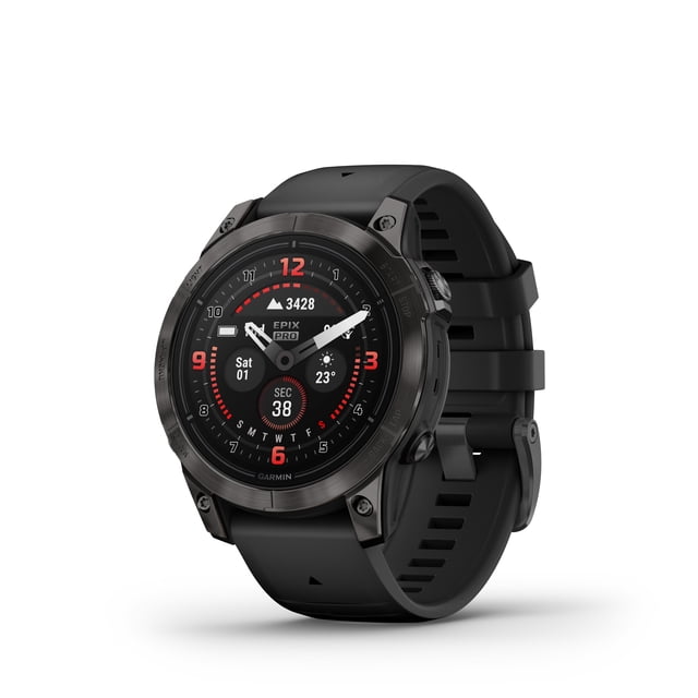 EPIX PRO (g2), 47, Saph, CrbnGryDLC Ti, Black Garmin EPIX PRO