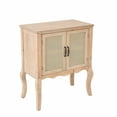 thumbnail image 5 of LuxenHome Natural Wood Finish Accent Cabinet, 5 of 11