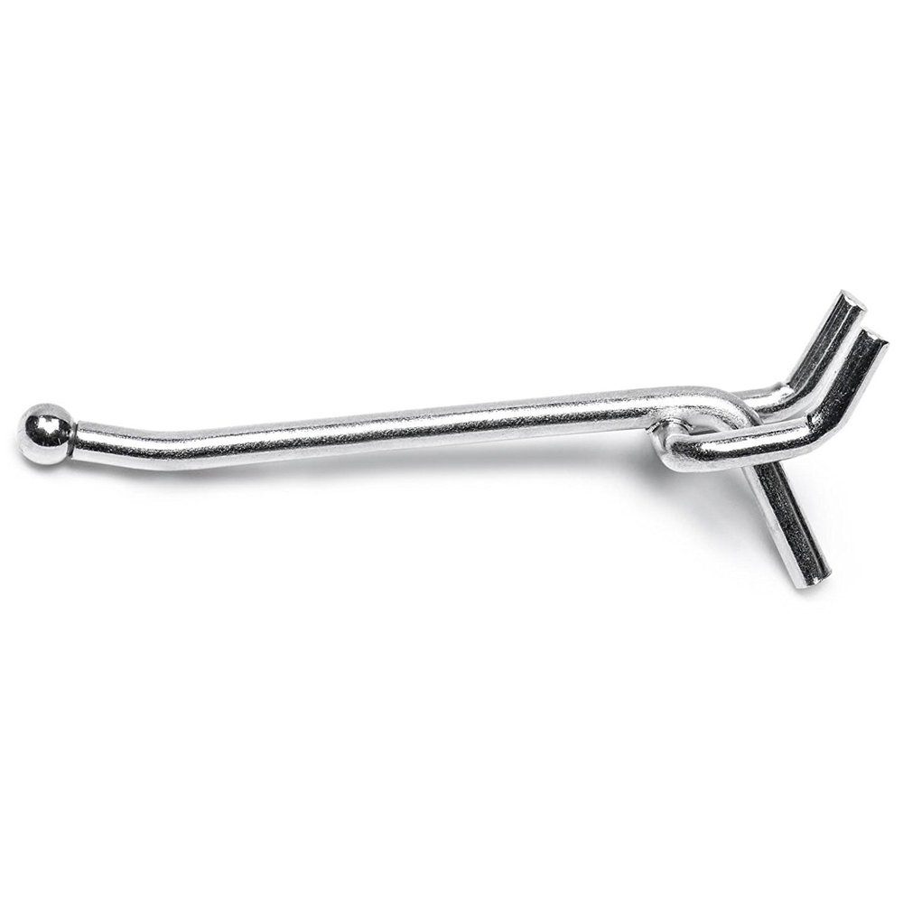 40750 Heavy Duty Metal Peg Board Shelving Hooks, 4Inch, 50Pack