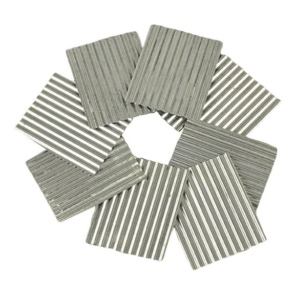 yotijay 8 Pieces 1:35 Steel Shed Corrugated Tile Sand Table Miniature Architecture House