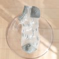 thumbnail image 3 of YAOBAMM Invisible Socks Women Shoes 1 Pair Invisible All Match Elastic Breathable Short Weaving Sole Cool Polyester Transparent Design, 3 of 7