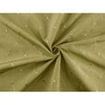 thumbnail image 2 of Olive Green/Beige Diamond Embroidered Drapery Fabric, Fabric By the Yard, 2 of 4