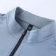 thumbnail image 3 of Blusa y camisa de manga larga con cuello alto para hombre, cómoda, informal, de poliéster, a la moda, 3 of 6