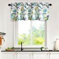 thumbnail image 5 of Country Window Valance for Bedroom, Colorful Leaf Print Kitchen Curtains Valances 18 Inch Length for Laundry Room, Rod Pocket, 1 Piece, 52 x 18, 5 of 6