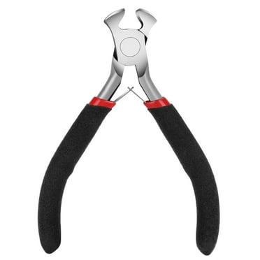 4.5'' Pliers End Cutting Pliers Precision Nail Puller Tool End-Nippers for Zipper Install Stop Repair Kit Jewelry Making