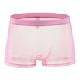 thumbnail image 3 of jobturf Mens Underwear Summer See Through Mesh Breathable Boxer Briefs Comfy Lightweight Underpants Low Rise Stretchy Trunks M-XXXL, 3 of 4