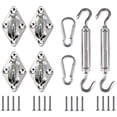 thumbnail image 4 of Shade Sail Fixing Kit, Stainless Steel Sun Shade Sail Fixing Kit for Triangle and Square, Rectangle, Sun Shade Sail Fixing Accessories, 4 of 4