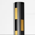 thumbnail image 2 of Fashionable black gold folding clothes hook vertical hook multifunctional hook, 2 of 8