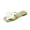 Green, variant on Sandals for Women 3D Flower Dressy Square Open Toe Floral Flat Sandals 2026 Summer Beach Vacation Slides Gold 9 Wide