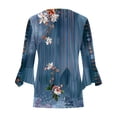 thumbnail image 4 of LOVZFMLL Cardigan pour Femmes Cardigan à Boutons Veste Imprimée Manches 3/4 Col Cardigan Imprimé Veste Cardigan Décontractée Veste Cardigan, 4 of 5