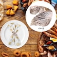 thumbnail image 6 of deevoka 10Pcs Leaf Napkin Rings Table Settings for Party Celebrate Family Gatherings, 6 of 8