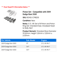 thumbnail image 2 of Piston Set - Compatible with 2009 Dodge Ram 3500, 2 of 2