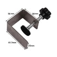 thumbnail image 4 of 2Pcs Woodworking Adjustable Drawer Front Installation Clamps Cabinet Tool Jig 2Pcs Small, 4 of 9