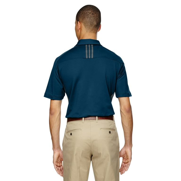 Adidas men's climalite textured short sleeve polo hotsell