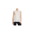 thumbnail image 1 of Theory Womens Reeta Button Up Shirt, White, Petite, P, 1 of 1