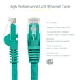 thumbnail image 2 of StarTech 7ft CAT6 Ethernet Cable - Green CAT 6 Gigabit Ethernet Wire -250Mhz 100W PoE RJ45 UTP Network Patch Cord Snagless with Strain Relief (N6PATCH7GN), 2 of 11