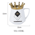 thumbnail image 2 of 12 Oz Coffee Mugs with Crown Lid and Spoon, Drinking Mugs Cute Mug Gifts for Women Mom Daughter Girls Birthday Valentine's Day Christmas, 2 of 7
