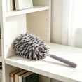 thumbnail image 4 of Microfiber Extendable Hand Duster - Washable Telescopic Pole Car Cleaning Brush, Retractable for High Shelves, Ceiling (Grey, 1 Pack), 4 of 5