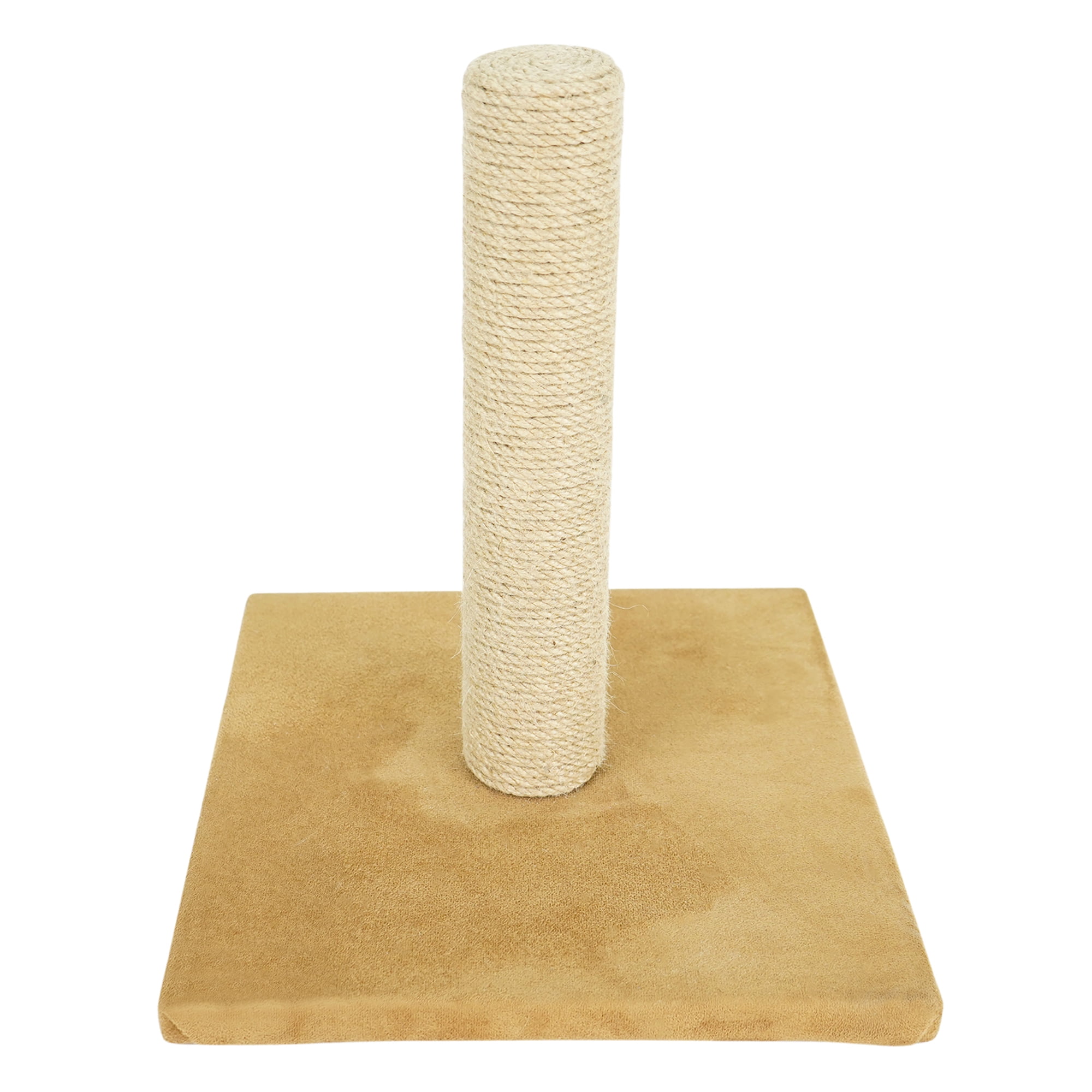 FREESTANDING CAT SCRATCH POST Measuring 14.7" tall cat post is ideal for kittens and all small