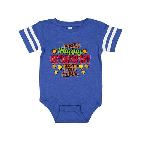 

Inktastic Happy Oktober Fest with Leaves Gift Baby Boy or Baby Girl Bodysuit