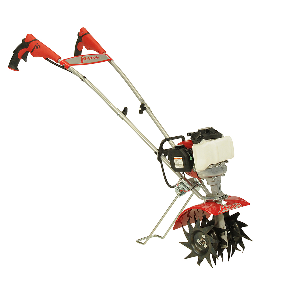 Mantis 7940A Gas Powered Garden Tiller / Cultivator, Powered by Honda 25cc, 4-Cycle Engine