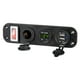 thumbnail image 5 of Panel de toma USB para coche y barco, voltímetro LED, adaptador para encendedor de cigarrillos, resistente al agua Verde, 5 of 9