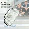 thumbnail image 5 of FINTIE Case for Nintendo Switch 2 (2025), Shockproof Hard Shell Carrying Cover Portable Protective Travel Bag with 20 Game Card Slots & Inner Pocket, Marble, 5 of 11