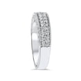 thumbnail image 2 of 1 1/10ct Pave Diamond Wedding Ring 14K White Gold, 2 of 4