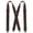Coffee, variant on KAMBERFT Men's Heavy Duty Hidden Suspenders for Under Clothes, Adjustable X-Back Elastic Straps, Black
