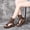 Brown, variant on Women's Gladiator Wedge Sandals, Open Toe Platform Ankle Boots, Comfortable Summer Shoes for Beach, Vacation, Daily Wear Brown 38