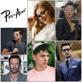 thumbnail image 3 of Eyeglasses Pro Acme Crystal Black Matte con marco cuadrado de 14,5 cm, 3 of 6