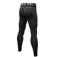 thumbnail image 2 of Men Compression Fitness Pants Tights Bodybuilding Trousers Leggings Workout Gray, 2 of 2