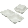 thumbnail image 2 of 7350016646906, Clamshell Hinged Lid ToGo Food Containers, 6" x 6" x 3", 400/Box, 2 of 2