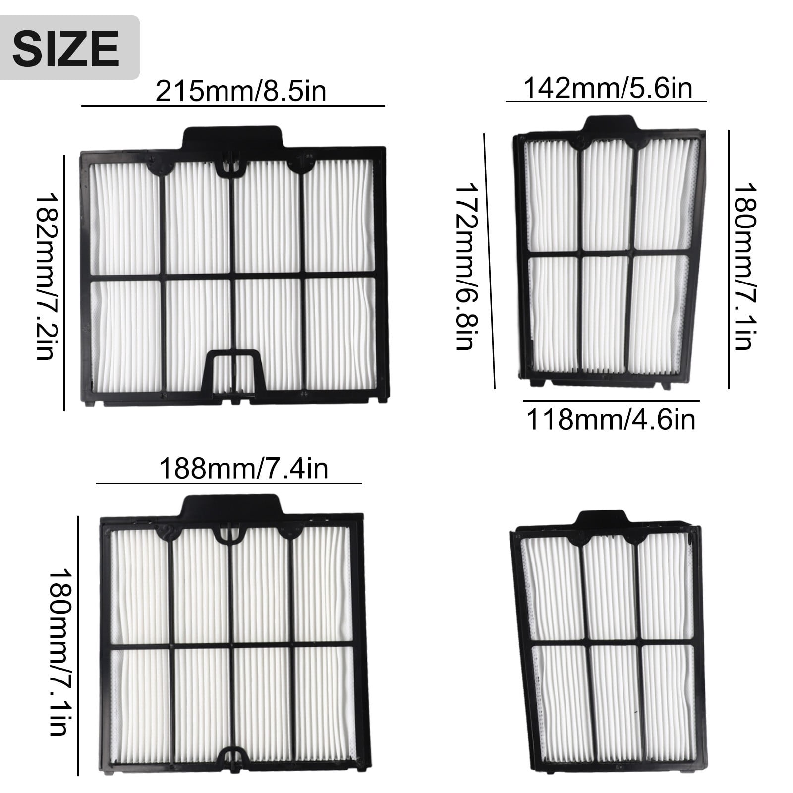 4pcs Filter Panel 9991467-R4 for Active 20 for Explorer E30 Robotic Pool Cleaner Smile Home