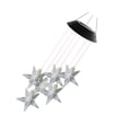 thumbnail image 2 of Worallymy Lámpara de carillón de viento con cambio de color de luz solar LED para exteriores luz colgante decorativa estrella Worallymy JD735801677, 2 of 7
