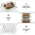 thumbnail image 5 of 24 Piece Glass Airtight Storage Containers with Lids - Leak Proof, Dishwasher Safe Glass Food Storage Containers for Meal Prep or Leftovers, 5 of 8