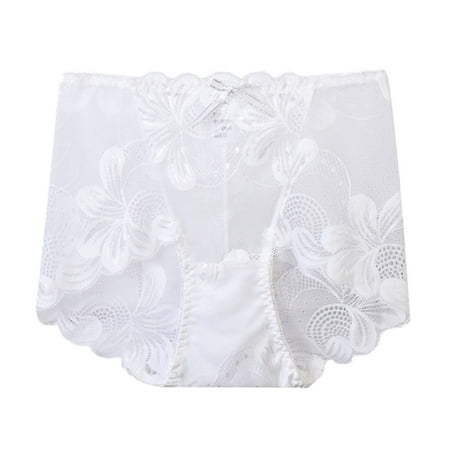 White Large Women s Casual Comfort Boyshort Cotton Panties Size 9 Womens Bikini Panties Underwear Skeleton Panties for Women Lace Hipster Seamless Plus Size Silk Panties