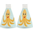 thumbnail image 2 of Hanging Towels 1 Pcs, Dish Towels Lovely Octopus Absorbent Hand Towels with Hanging Loop Washcloth for Bathroom Kitchen, 2 of 6